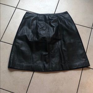 Lew Magram Genuine Leather Skirt Sz 6 Rare